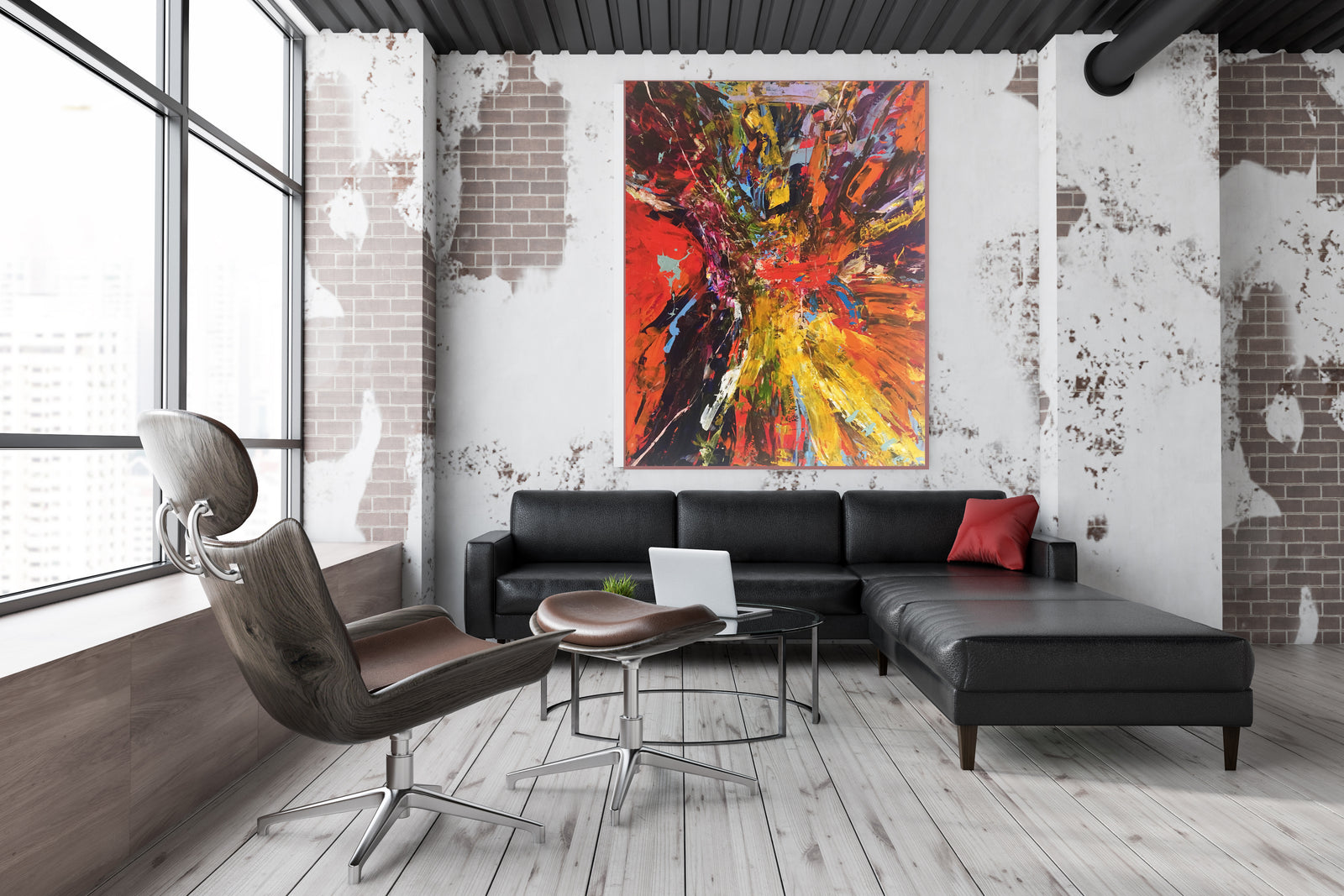 Mountain view · 120 x 80 cm