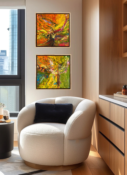 Spirit 1 & 2 • 50 * 50 cm