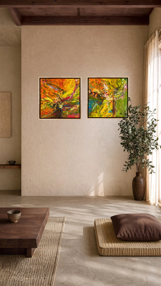 Spirit 1 & 2 • 50 * 50 cm