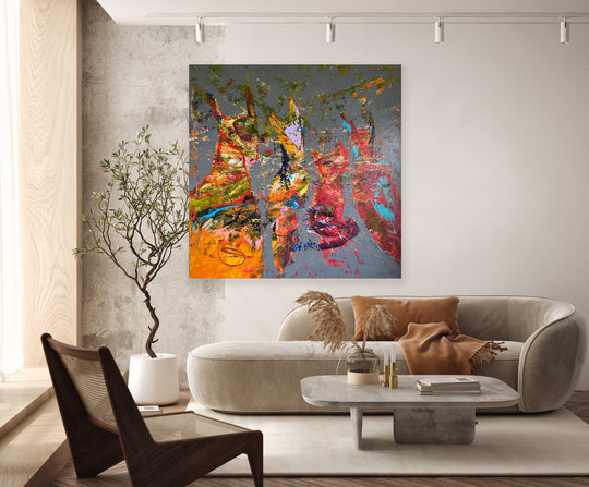 Figures • 120 * 120 cm
