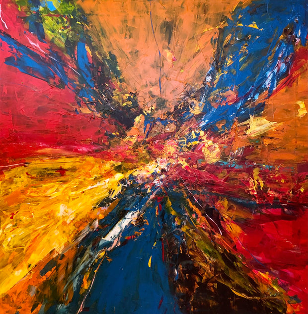 Abstract · 100 * 100 cm