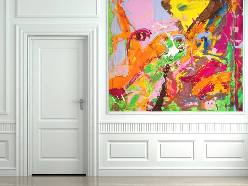 Kiss · 100 x 100 cm