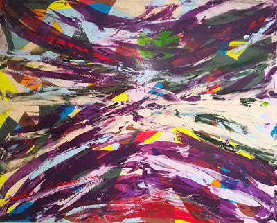 Purple · 120 x 150 cm